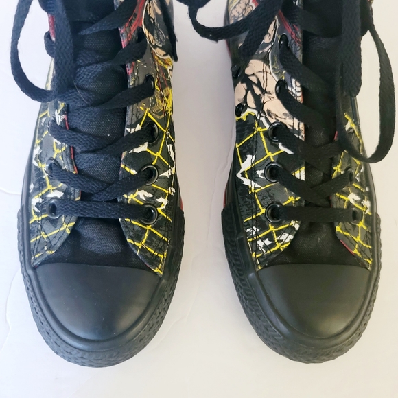 Converse The Dark Knight Rises Bane edition high top sneakers sz mens 5 women 7 - Picture 3 of 14
